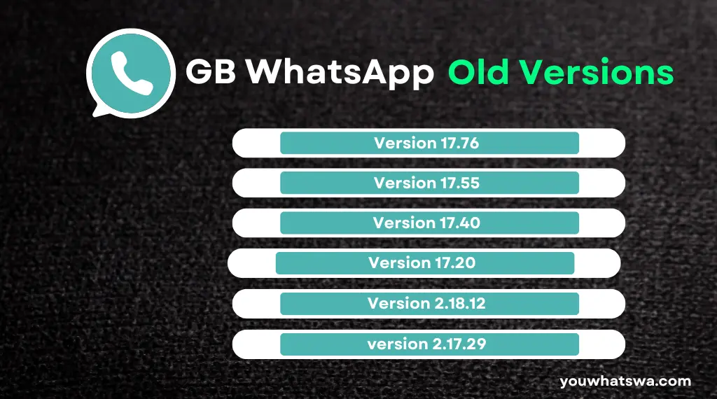 GB WhatsApp old version Download and install